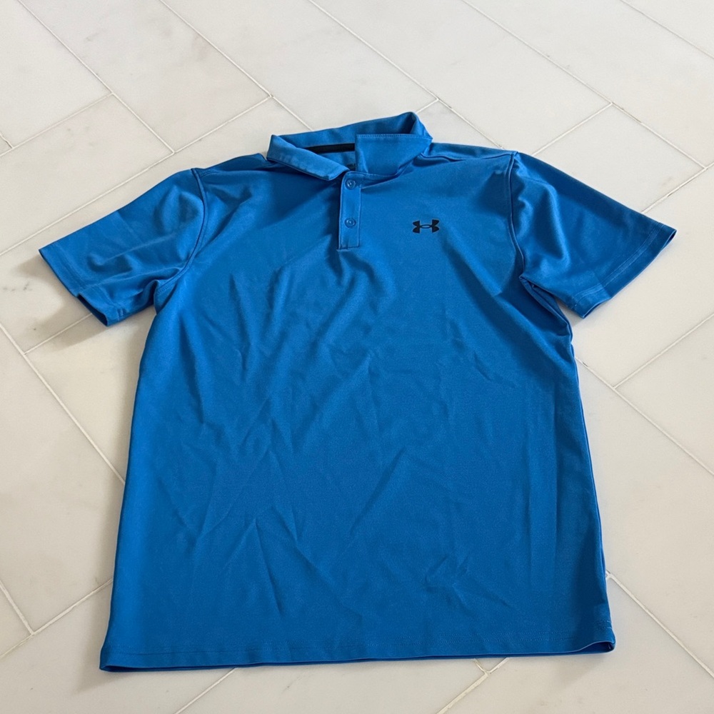 Under Armour Men's Vibrant Blue Polo